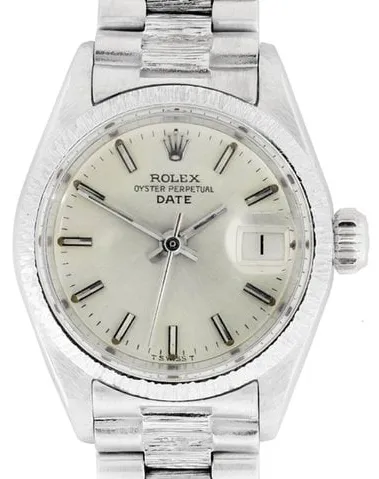 Rolex Lady-Datejust 6927 26mm Yellow gold Silver