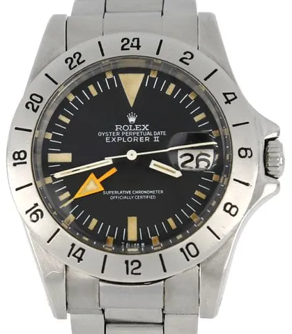 Rolex Explorer II 1655 40mm Stainless steel Black