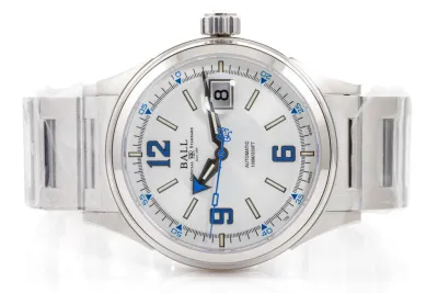 Ball Fireman Racer NM2088C-S2J-WHBE 40mm Stainless steel White