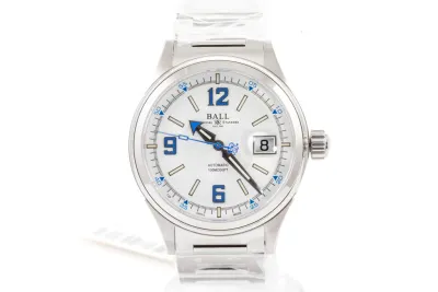 Ball Fireman Racer NM2088C-S2J-WHBE 40mm Stainless steel White 4