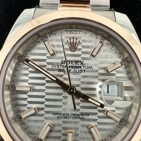 Rolex Datejust 41 126301 41mm Yellow gold and Stainless steel Brown