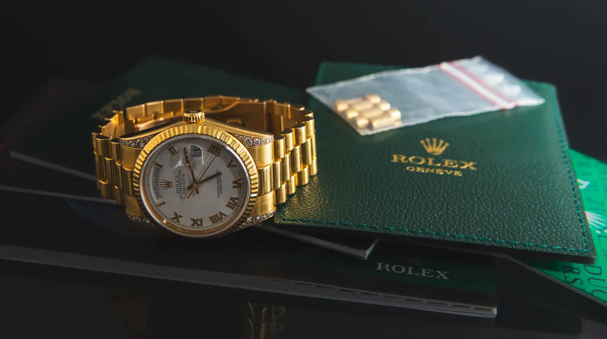 Rolex Day-Date 36 118338 36mm Yellow gold and diamond-set White 1