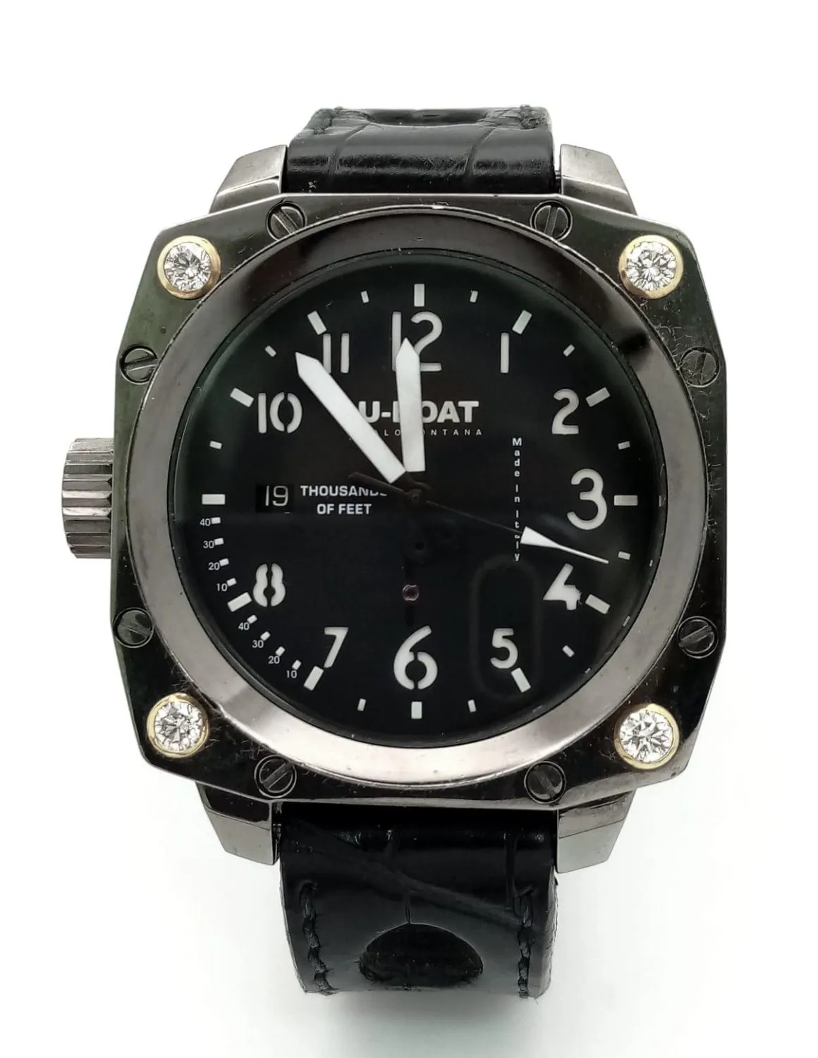 U-Boat ITALO-FONTANA 43mm Stainless steel Black