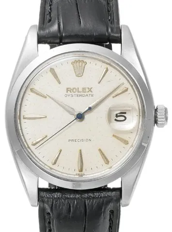 Rolex Oysterdate Precision 6694 34mm Stainless steel White