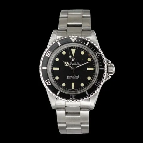 Rolex Submariner 5513 40mm Silver Black