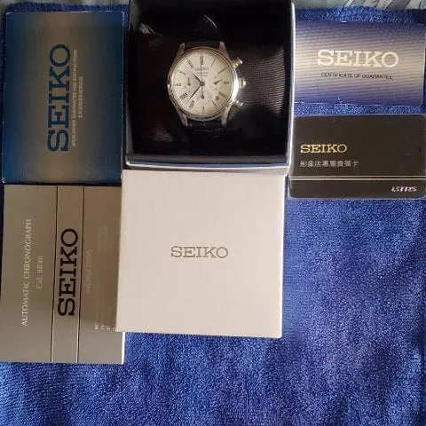 Seiko Presage SRQ023J1 42mm Stainless steel White