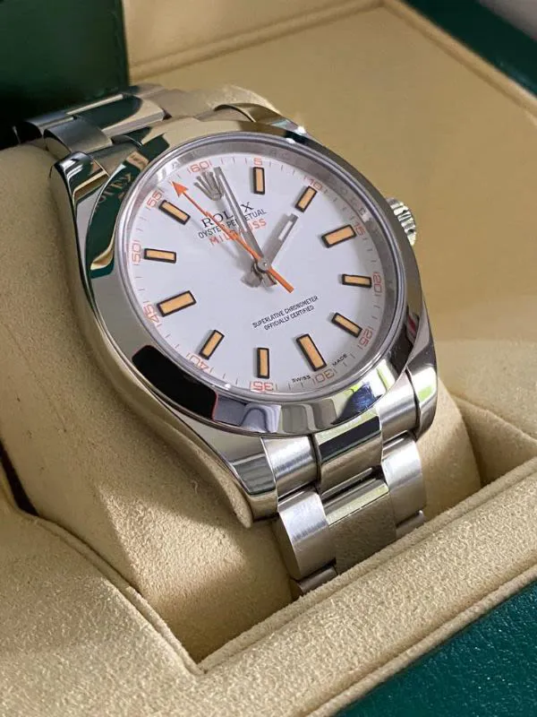 Rolex Milgauss 116400 40mm Stainless steel White