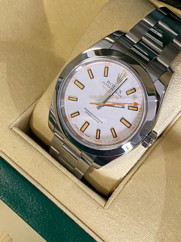 Rolex Milgauss 116400 40mm Stainless steel White 4