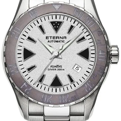 Eterna Kontiki 1292.41.59.1753 44mm Stainless steel White