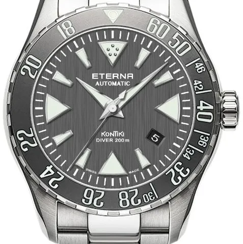 Eterna Kontiki 1292.41.49.1753 44mm Stainless steel Gray