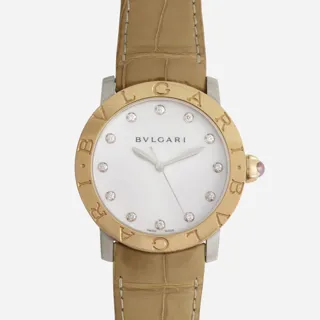 Bulgari Bulgari Bulgari Rose gold and Stainless steel White