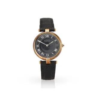 Cartier Must de Cartier Gilt-metal Black