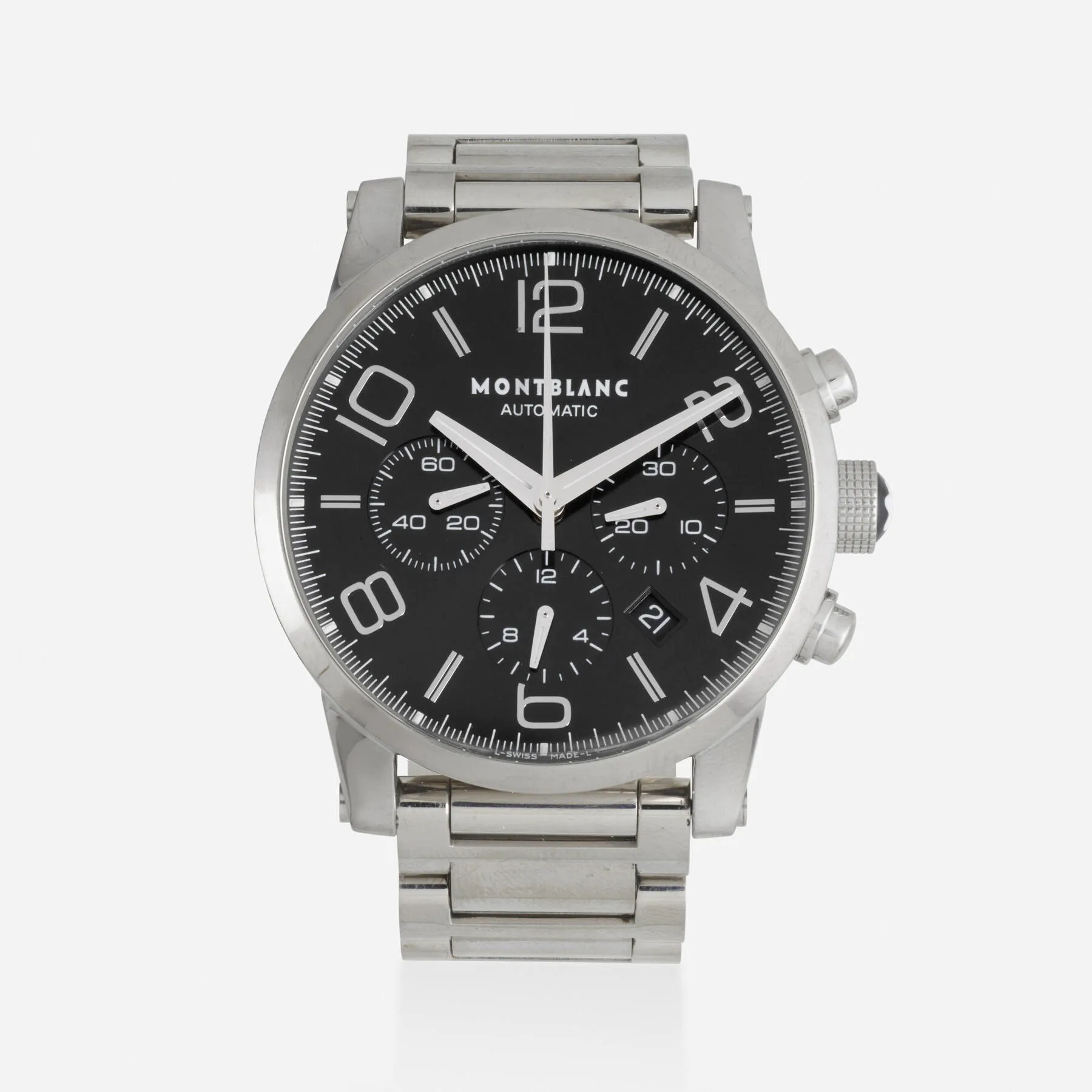 Montblanc TimeWalker 7069 43mm Stainless steel Black