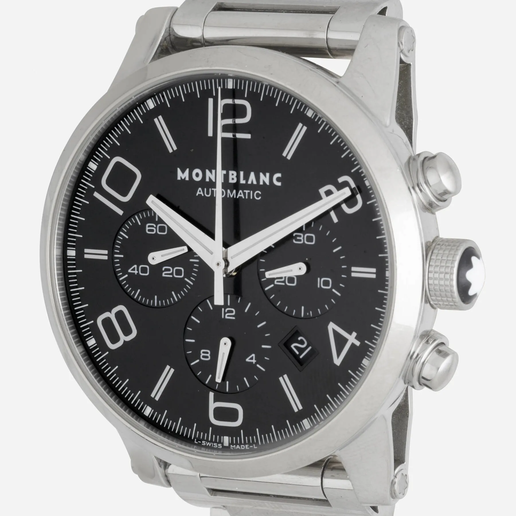 Montblanc TimeWalker 7069 43mm Stainless steel Black 1