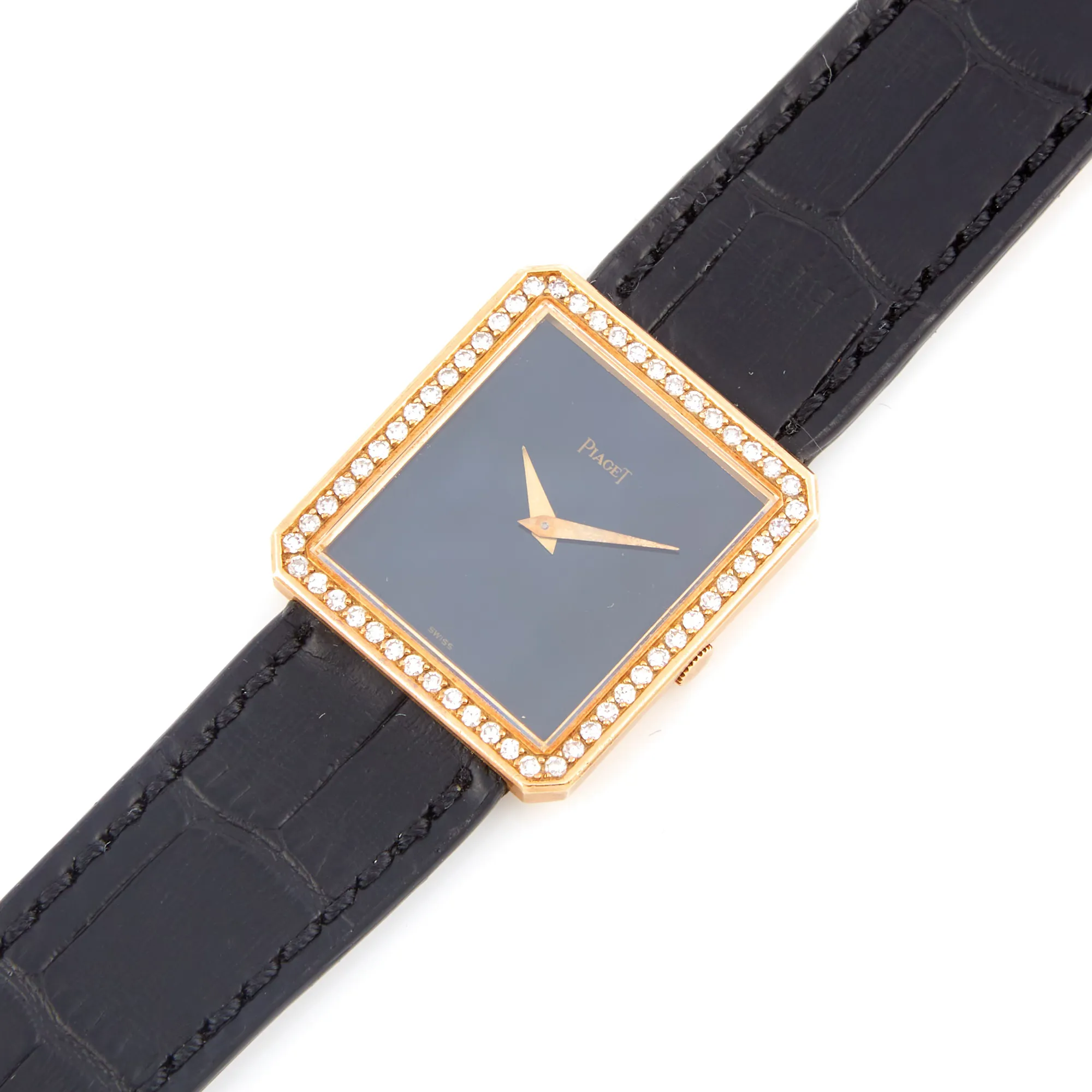 Piaget Protocole 91545 25mm Yellow gold Blue