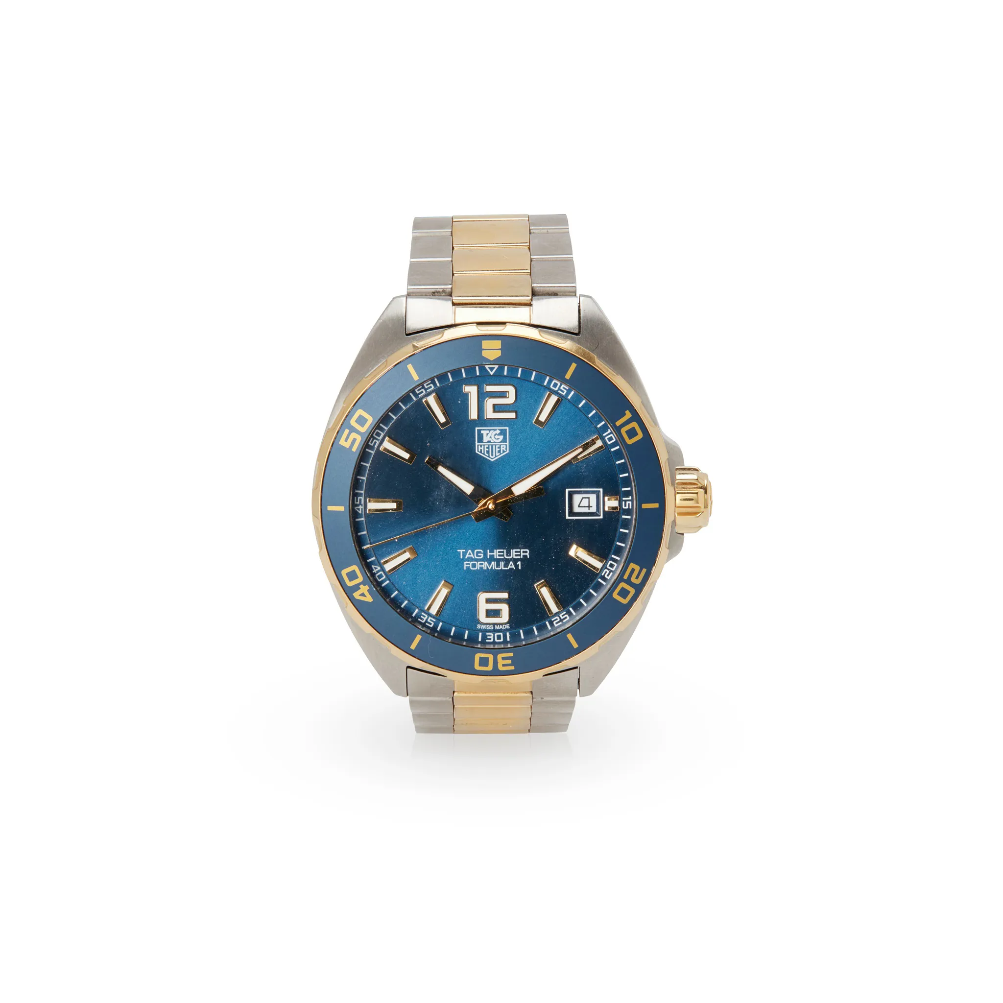 TAG Heuer Formula 1 40mm Yellow gold and Stainless steel Blue