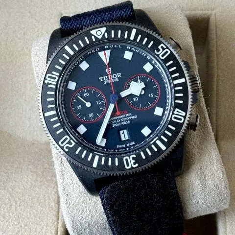 Tudor Pelagos M25807KN-0001 43mm Carbon fiber Blue