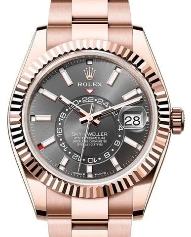 Rolex Sky-Dweller 336935 42mm Rose gold Grey