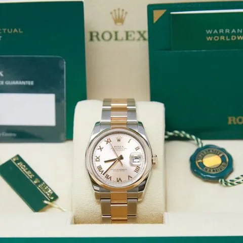 Rolex Datejust 36 116201 36mm Rose gold and Stainless steel Sundust