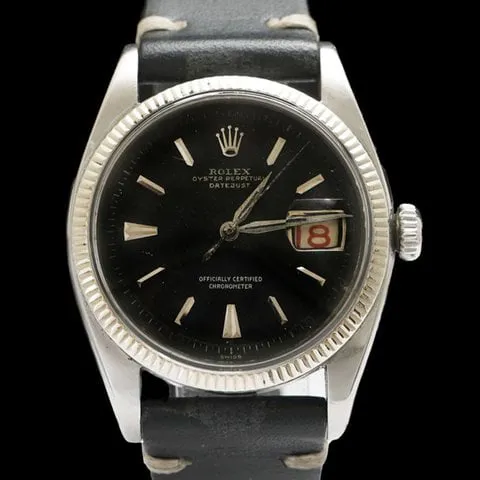 Rolex Datejust 6305 36mm Stainless steel Black