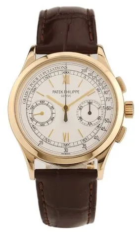 Patek Philippe Chronograph 5170J-001 39mm Yellow gold Silver