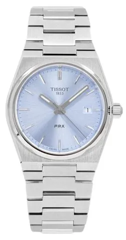 Tissot PRX T137.210.11.351.00 34.5mm Stainless steel Light blue