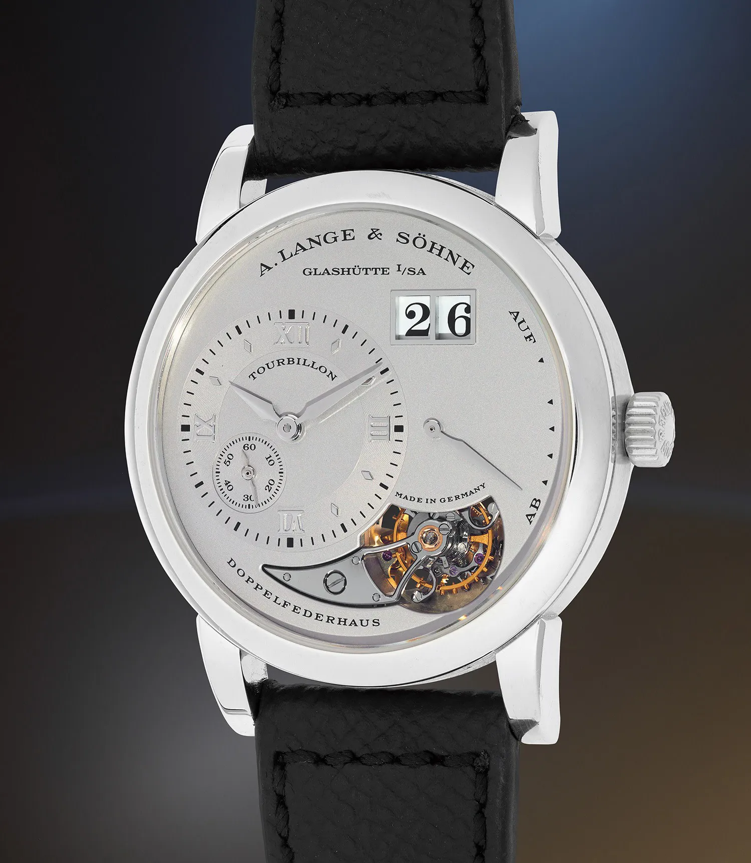 A. Lange & Söhne Lange 1 704.025 38.5mm Platinum Silver