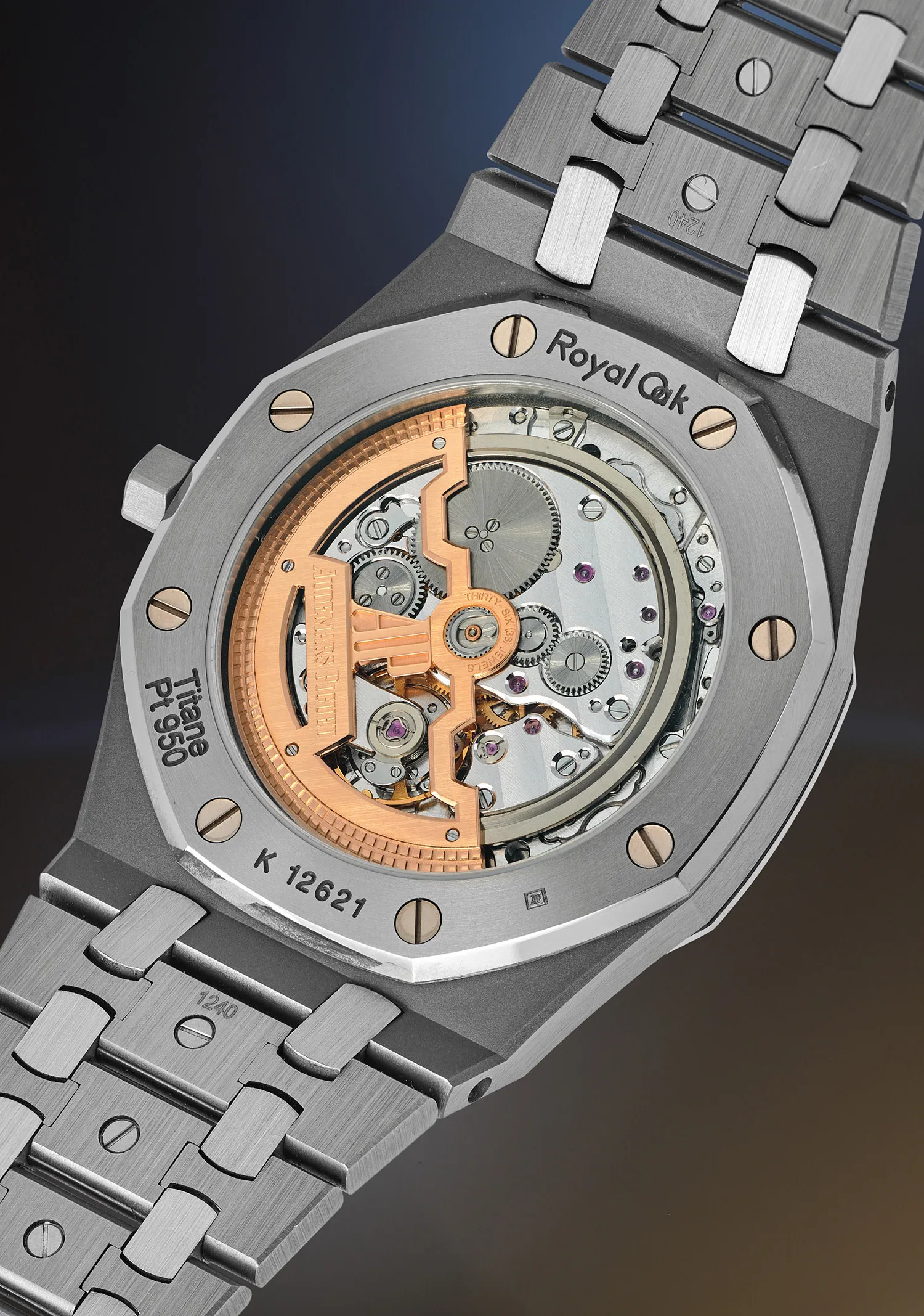 Audemars Piguet Royal Oak 15202IP 39mm Platinum and Titanium Blue 1