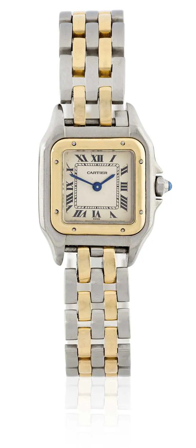 Cartier Panthère 166921 23mm Yellow gold and Stainless steel White