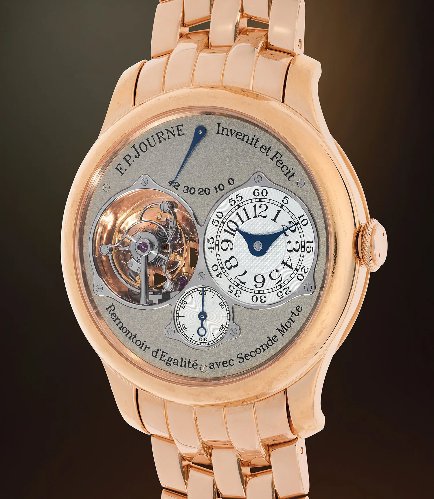 F.P. Journe Tourbillon Souverain 40mm Rose gold Silver