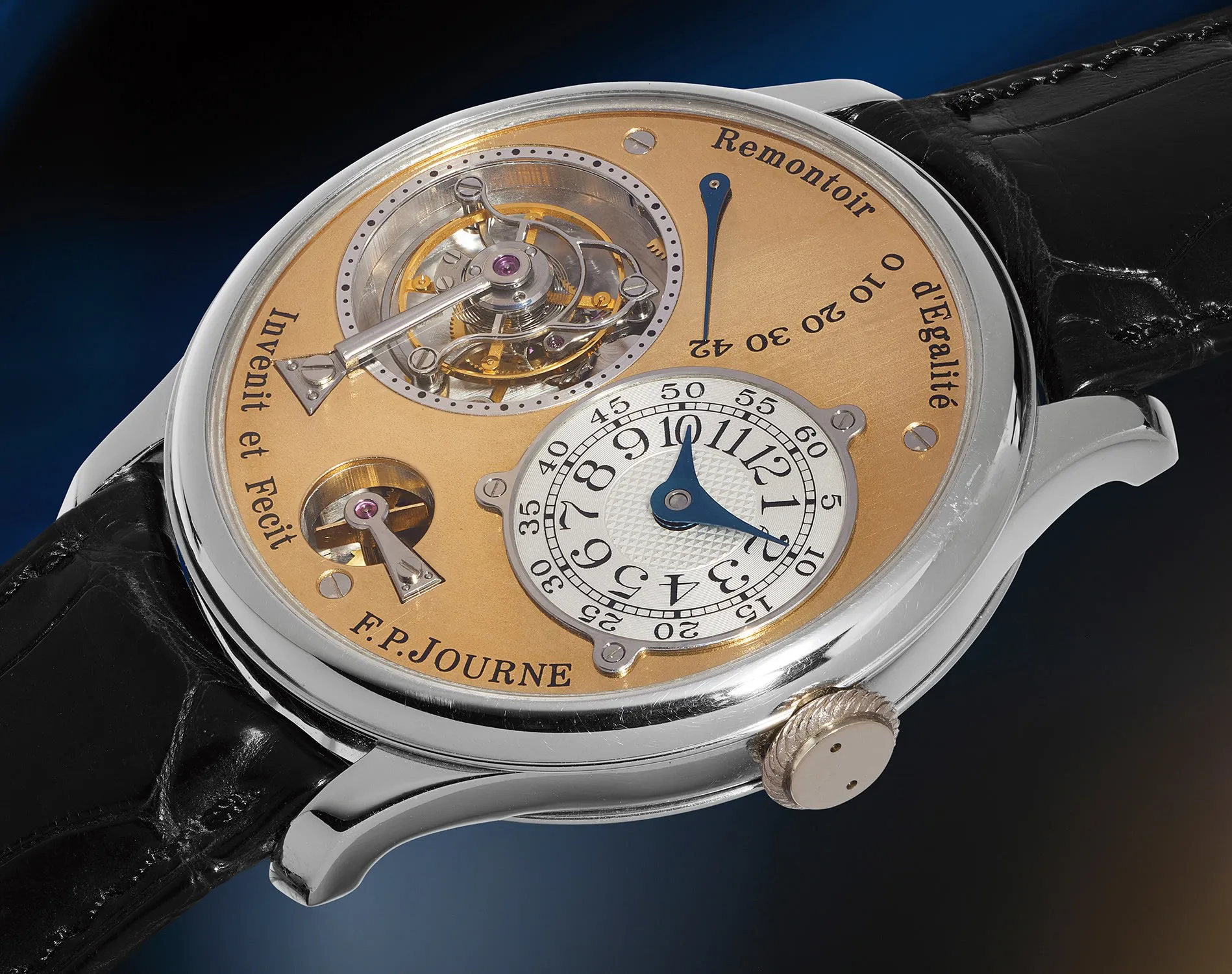 F.P. Journe Tourbillon Souverain 38mm Platinum Yellow gold 1