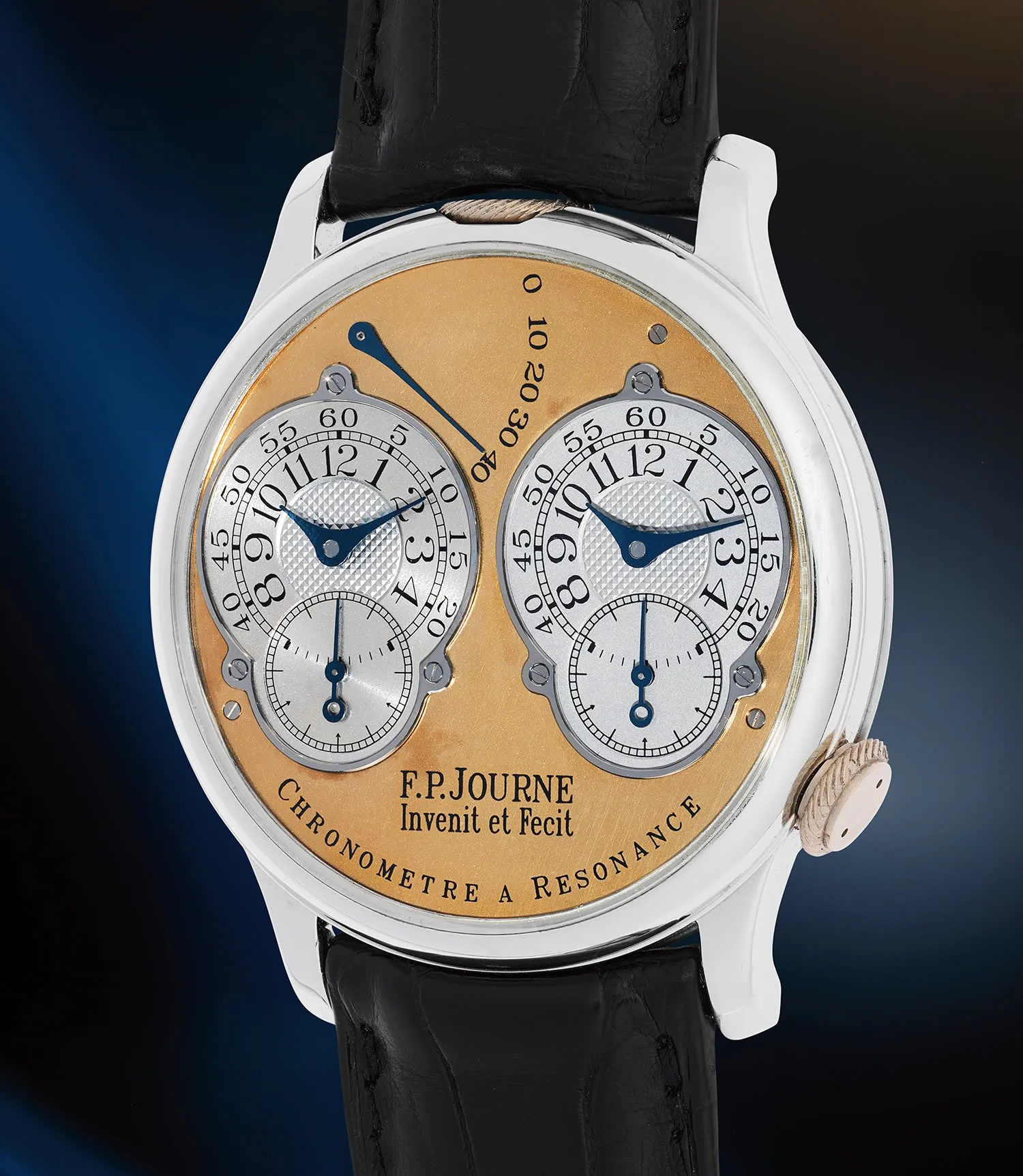 F.P. Journe Chronomètre à Résonance 38mm Platinum White