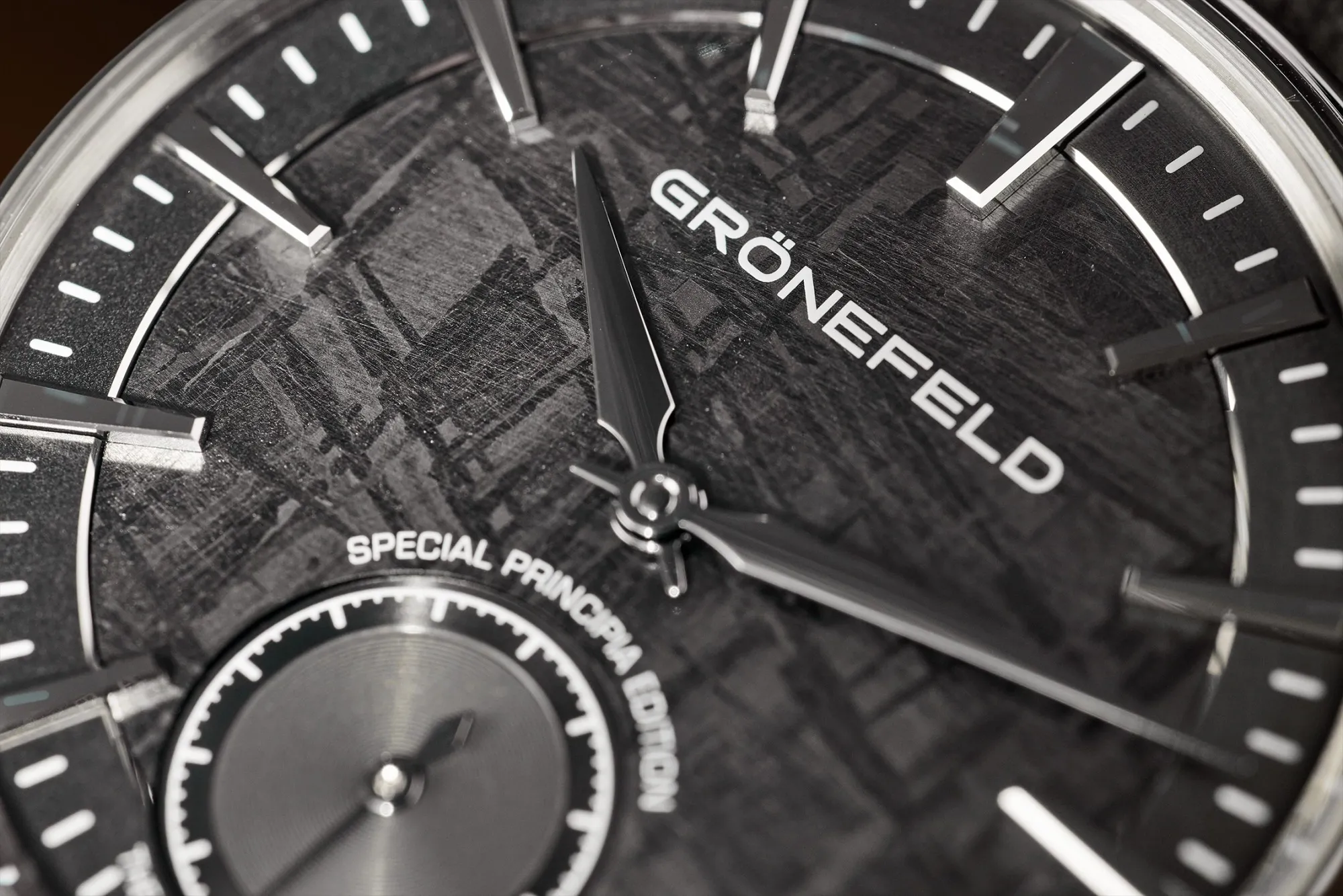 Grönefeld 39mm Stainless steel Meteorite 3