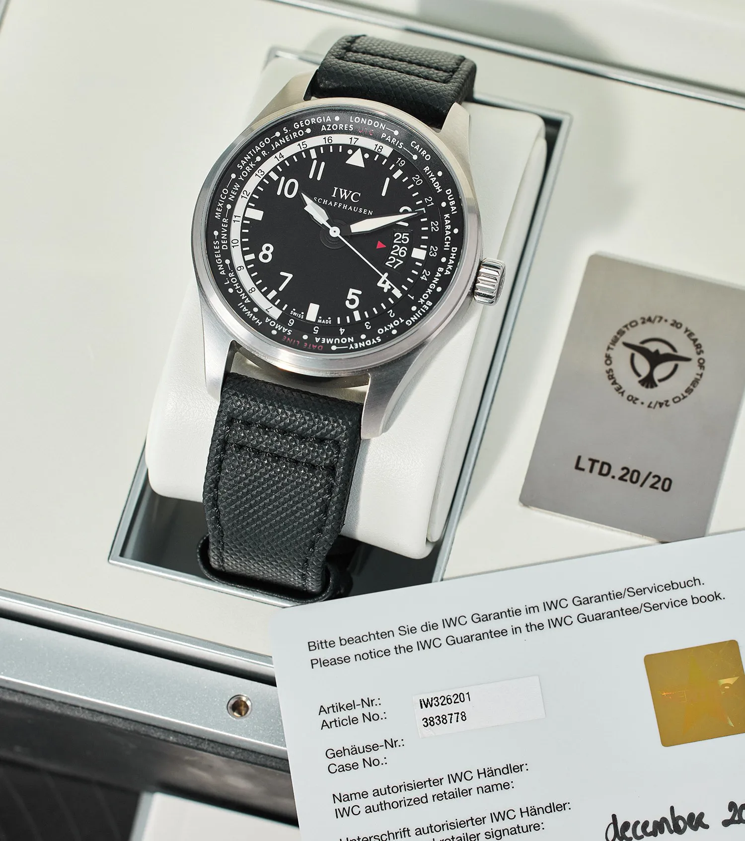 IWC Pilot IW326201 45mm Stainless steel Black 2