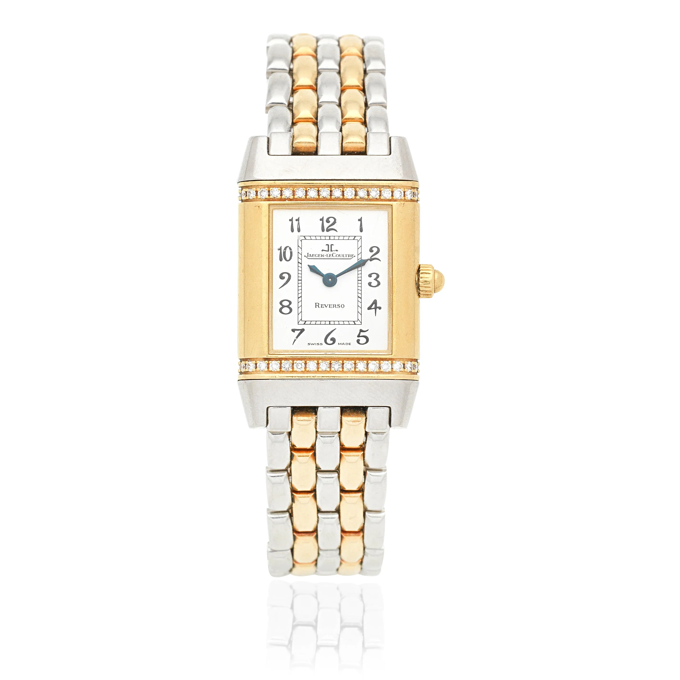 Jaeger-LeCoultre Reverso 265.5.08 20mm Yellow gold and Stainless steel Silver