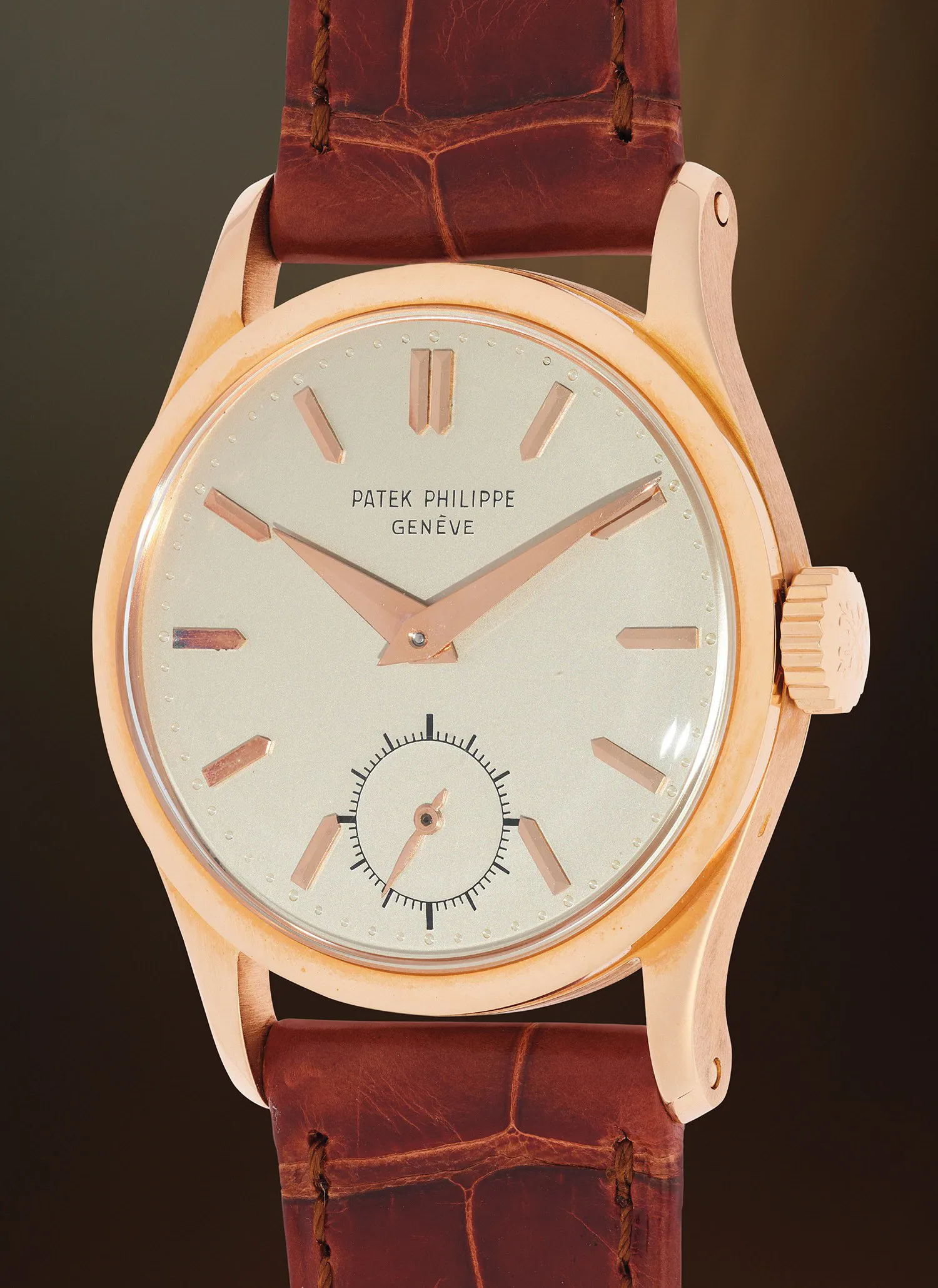 Patek Philippe Calatrava 96 31mm Rose gold Silver