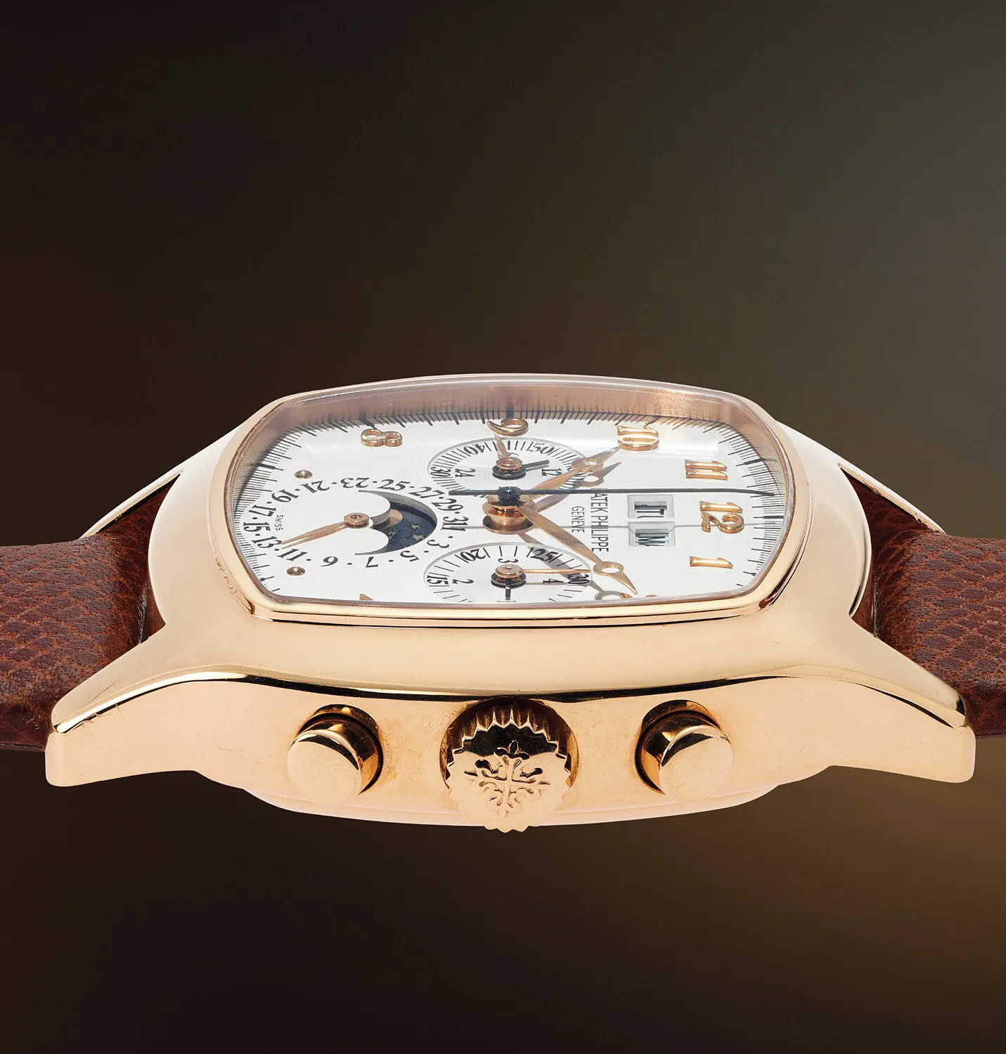 Patek Philippe Perpetual Calendar Chronograph 5020R 37mm Rose gold White 2