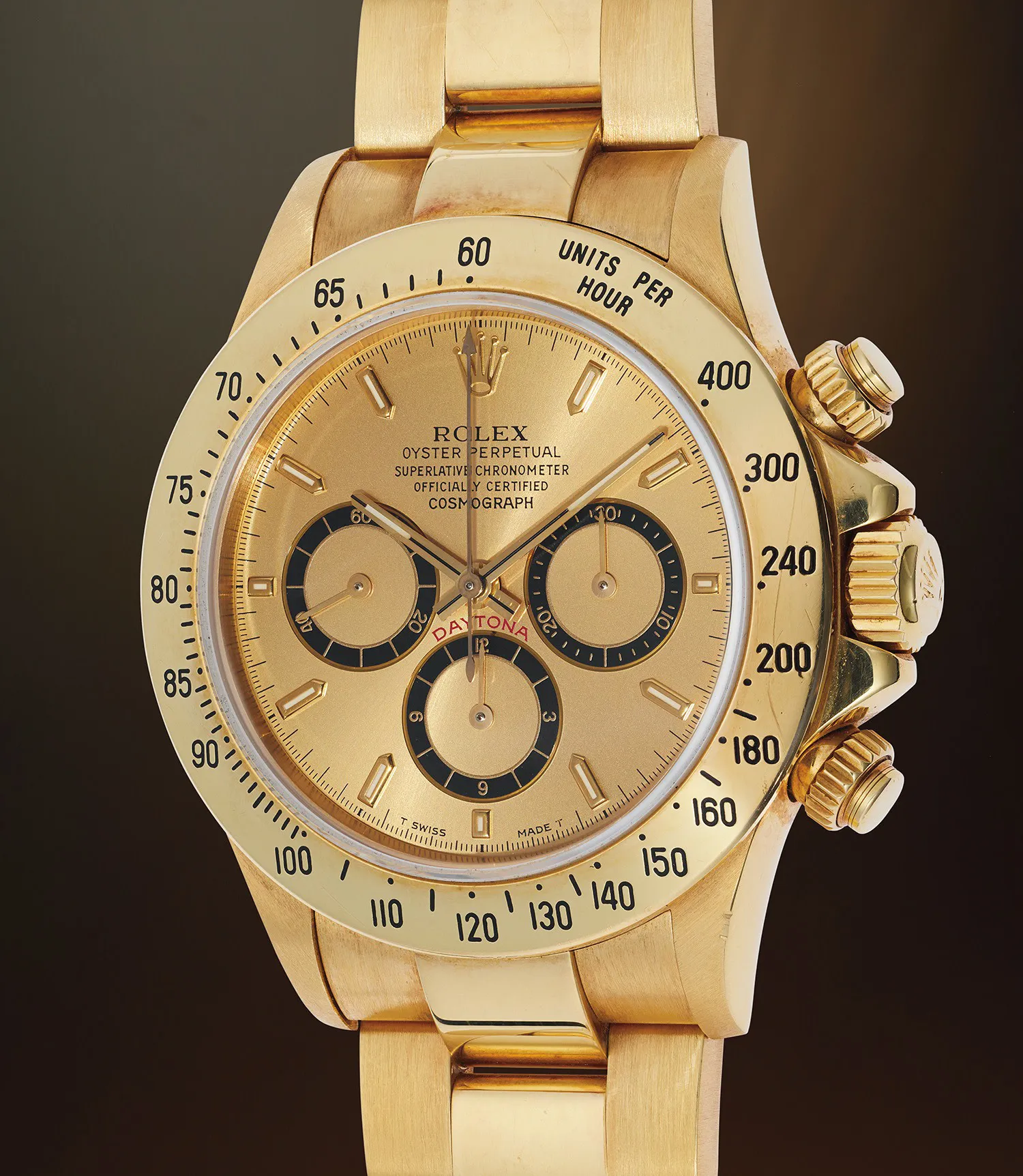 Rolex Daytona 16528 40mm Yellow gold Champagne