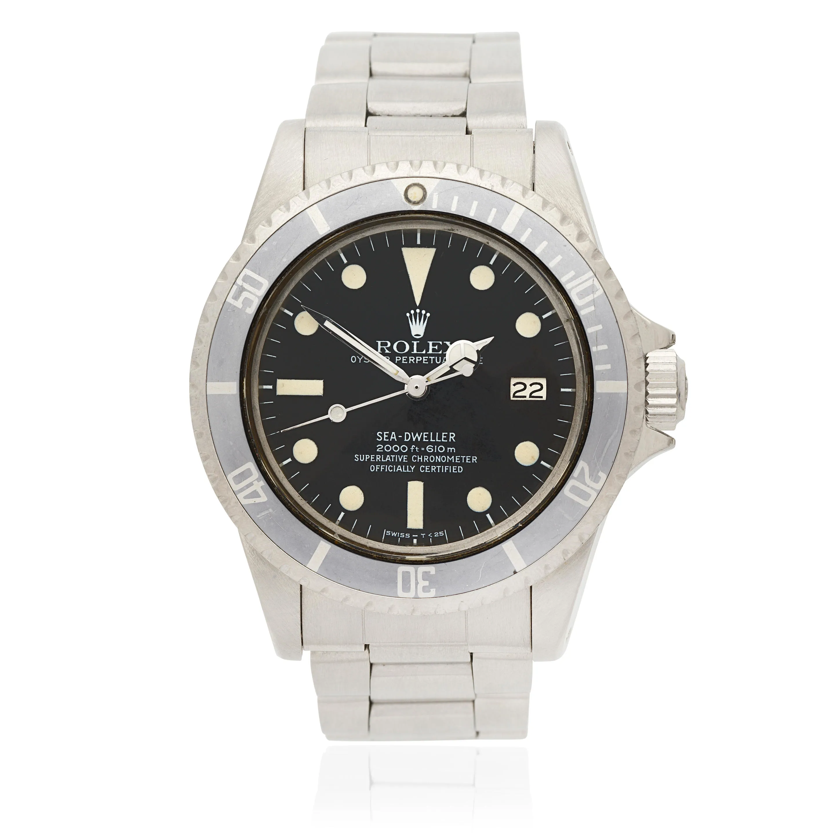 Rolex Sea-Dweller 1665 40mm Stainless steel Black