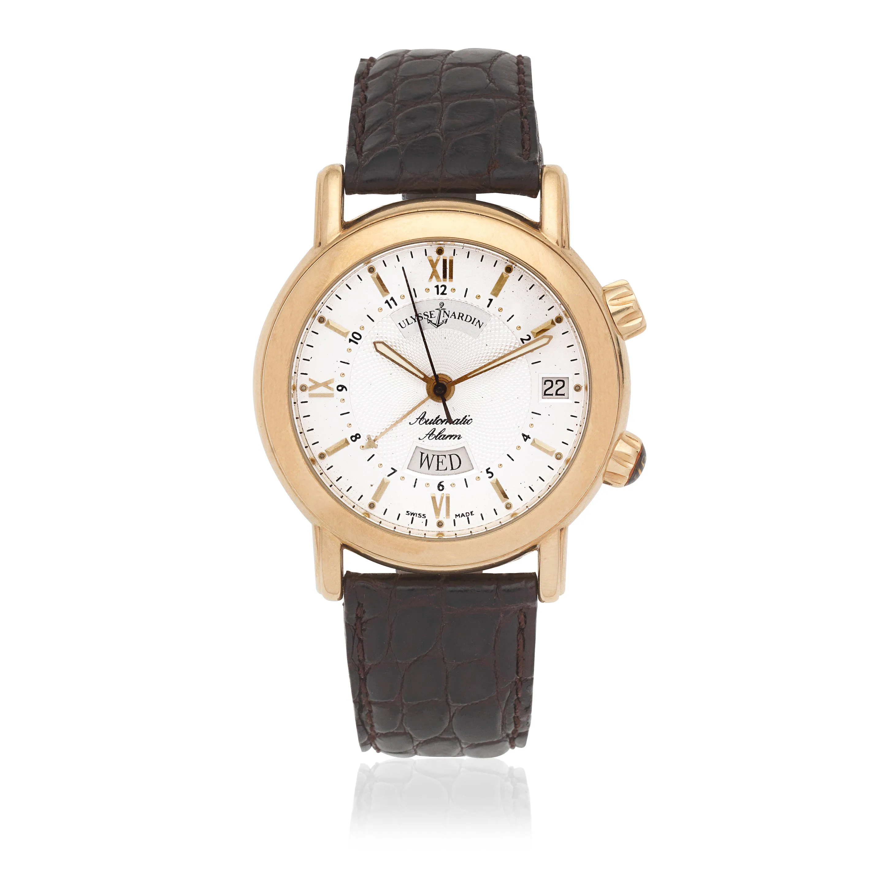 Ulysse Nardin San Marco 601-77 38mm Yellow gold Silver