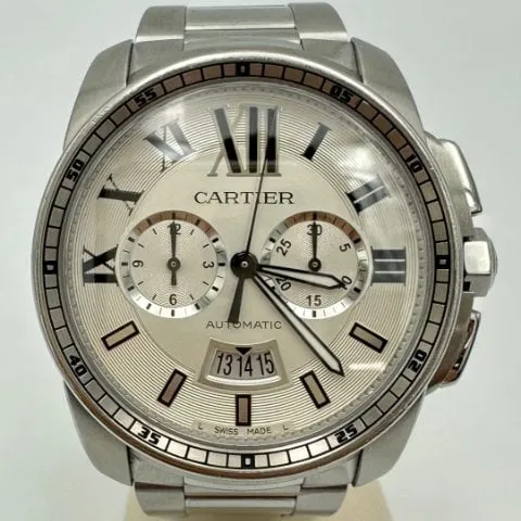 Cartier Calibre de Cartier 3578 42mm Stainless steel Silver