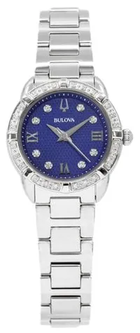 Bulova Diamond 96R251 27mm Stainless steel Blue