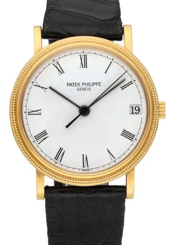 Patek Philippe Calatrava 3802/200 34mm Yellow gold and 18k yellow gold