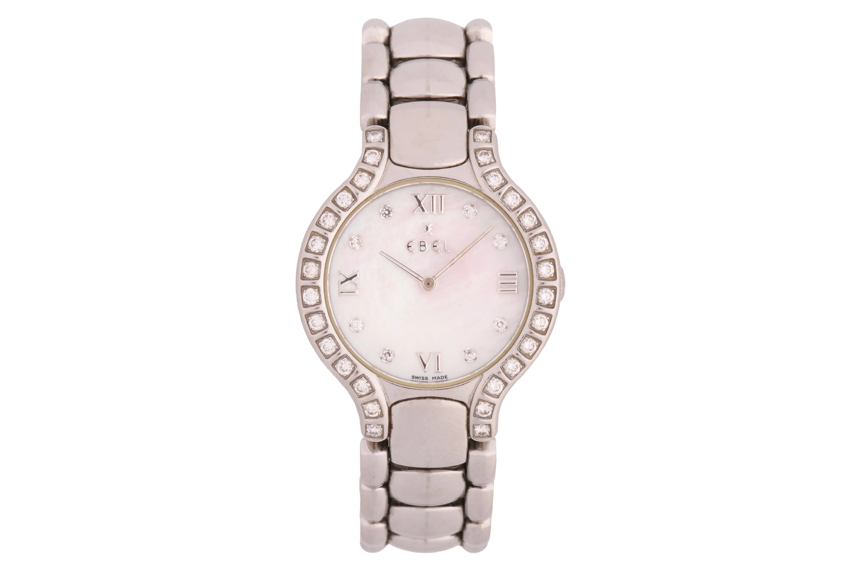 Ebel Beluga 9157428-20 27mm Stainess steel & diamond Mother-of-pearl