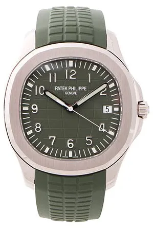 Patek Philippe Aquanaut 5168G-010 42mm White gold Green