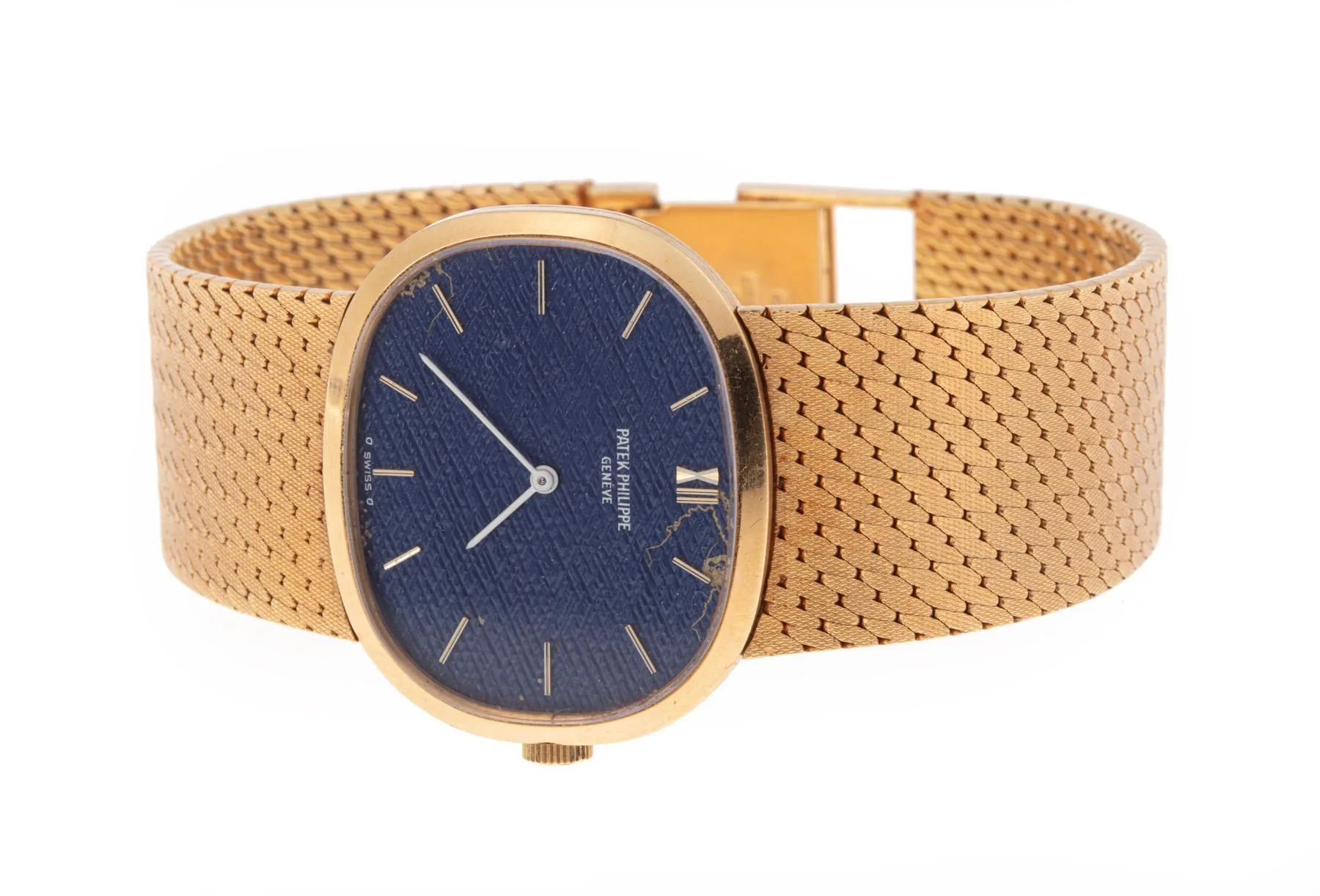 Patek Philippe Golden Ellipse 3545 32mm Yellow gold Blue