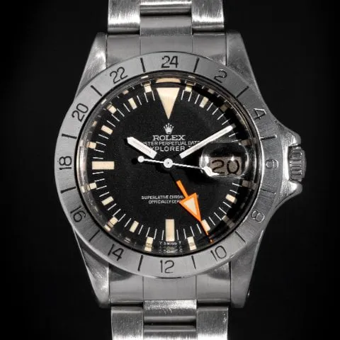 Rolex Explorer II 1655 40mm Stainless steel Black