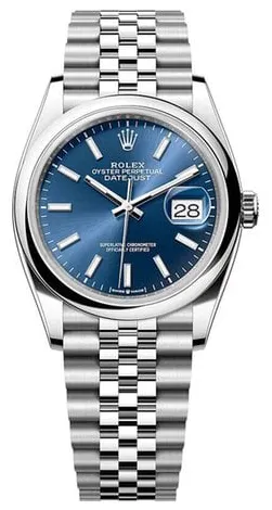 Rolex Datejust 36 126200 36mm Stainless steel Blue