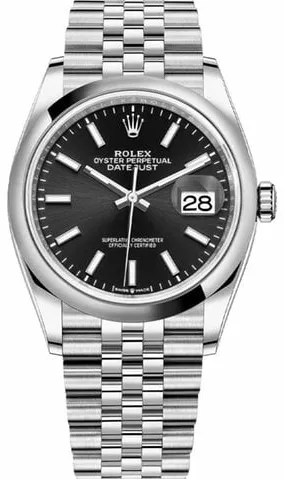 Rolex Datejust 36 126200 36mm Stainless steel Black