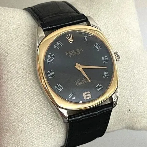 Rolex Cellini White gold Black